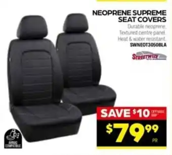 Streetwize Neoprene Supreme Seat Covers