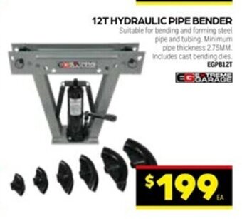 Autopro Extreme Garage 12T Hydraulic Pipe Bender offer