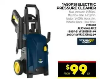 Autopro Vyking Force 1450PSI Electric Pressure Cleaner offer