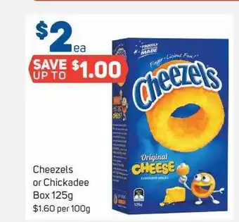 Foodland Cheezels or chickadee box offer