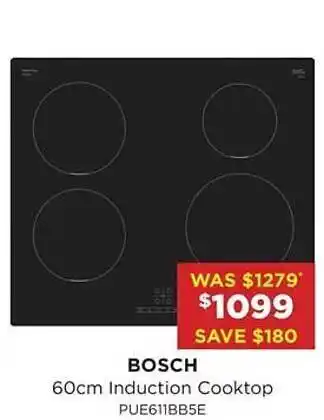 Bing Lee Bosch 60cm induction cooktop pue611bb5e offer