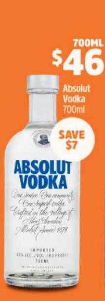 Absolut vodka