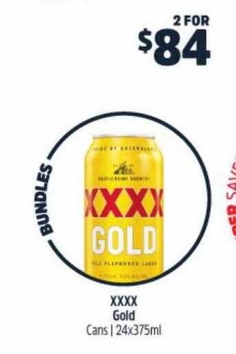 BWS Xxxx gold offer