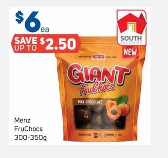 Foodland Menz fruchocs offer