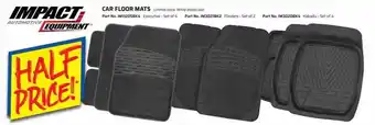 Auto One Impact car floor mats offer