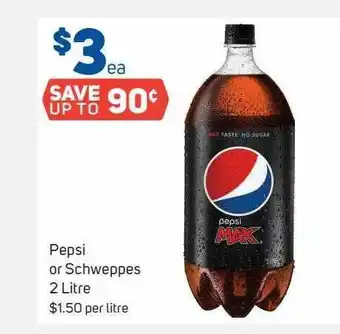 Foodland Pepsi or schweppes offer