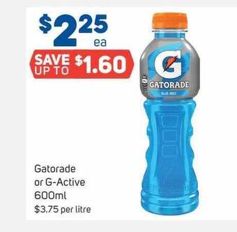 Foodland Gatorade or g-active offer