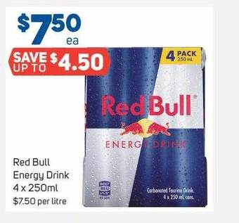 Foodland Red bull energy drink offer