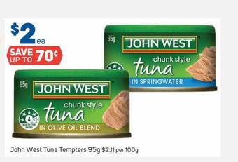 Foodland John west tuna tempters offer