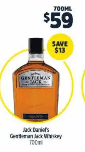 BWS Jack daniel's gentleman jack whiskey offer