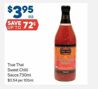 Foodland True thai sweet chilli sauce offer