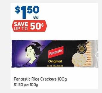 Foodland Fantastic rice crackers offer