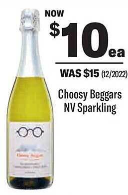 Liquorland Choosy beggars nv sparkling offer