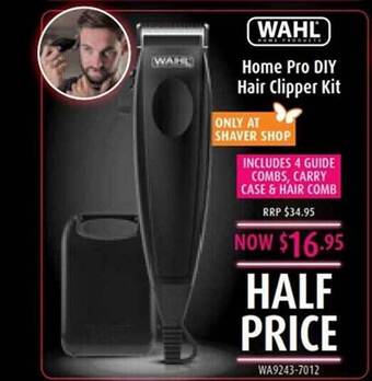 Shaver Shop Wahl home pro diy hair clipper kit offer