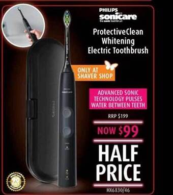 Shaver Shop Philips sonicare protectiveclean whitening electric toothbrush offer