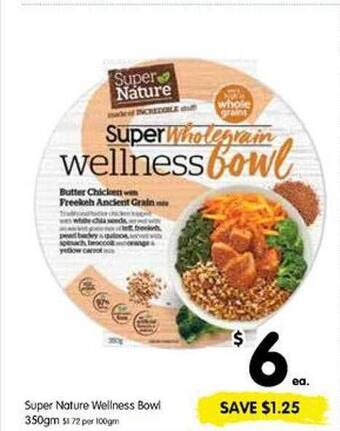 Spar Super nature wellness bowl 350gm offer