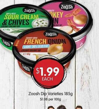 Spudshed Zoosh dip offer