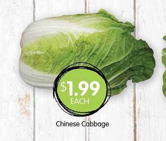 Spudshed Chinese cabbage offer