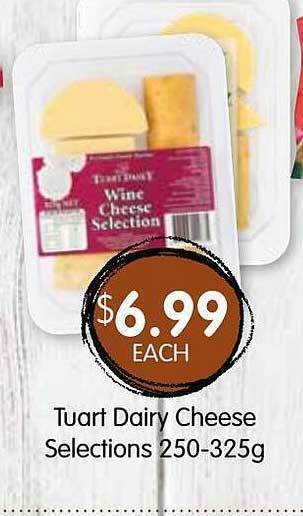 Tuart dairy cheese selections