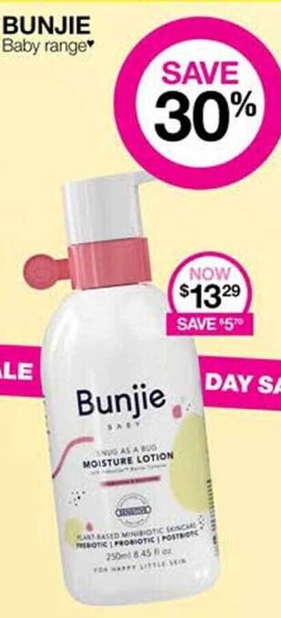 Priceline Bunjie baby range offer