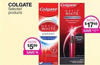 Priceline Colgate selected products offer
