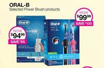 Priceline Oral-b selected power brush products offer