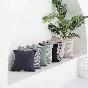 Pillow Talk Sundays zona outdoor stripe cushion by pillow talk offer