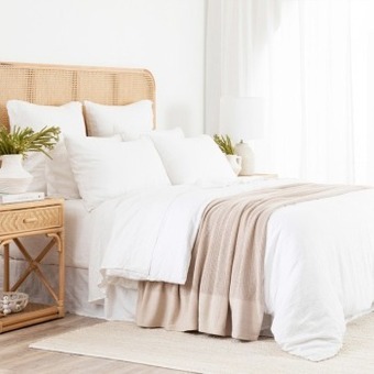 Pillow Talk 245gsm cotton cellular blanket by essentials offer