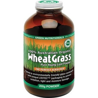 healthylife Green nutritionals australian 100% organic wheatgrass 200g powder offer