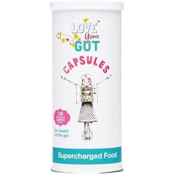 healthylife Supercharged food love your gut diatomaceous earth, 120 caps offer