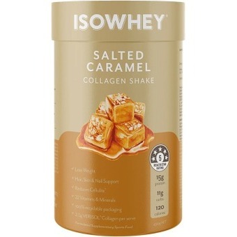 healthylife Isowhey salted caramel collagen shake 490g offer