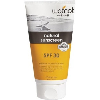 Wotnot natural sunscreen spf 30 suitable for sensitive skin, 150g