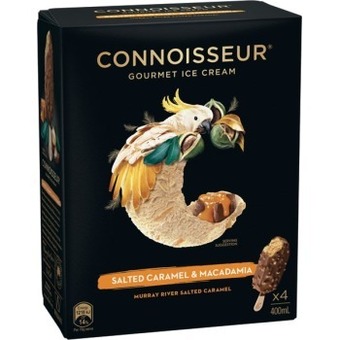 IGA Connoisseur gourmet ice cream 4-6 pack selected varieties offer