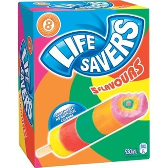IGA Life savers ice block 8 pack offer