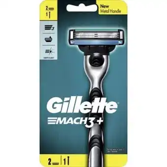 IGA Gillette mach 3+ metal handle razor 1 pack offer