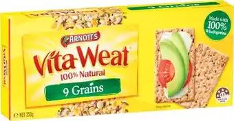 Coles Arnottu2019s Vita-Weat Crispbread 250g offer