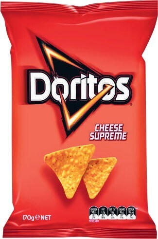 Coles Doritos Corn Chips or Smithu2019s Crinkle Cut Potato Chips 150g-170g offer