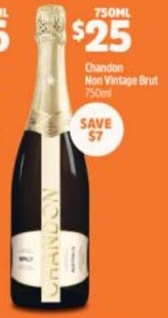 BWS Chandon non vintage brut 750ml offer