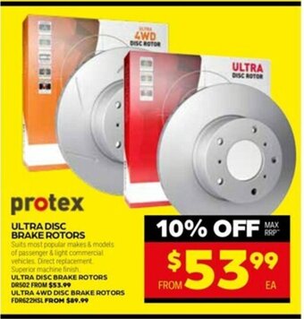 Autopro Protex Ultra Disc Brake Rotors offer