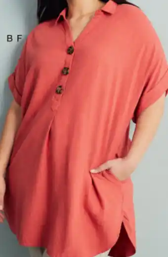 EziBuy Sara linen short sleeve shirt offer