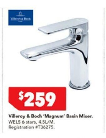 Villeroy & Boch 'Magnum' Basin Mixer