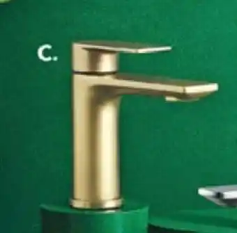 Harvey Norman Caroma 'Urbane II' Basin Mixer - Brushed Brass offer