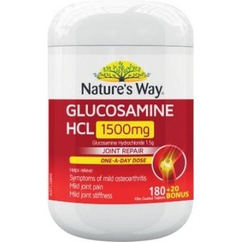 Coles Nature's way glucosamine 1500mg tablets 200 pack offer