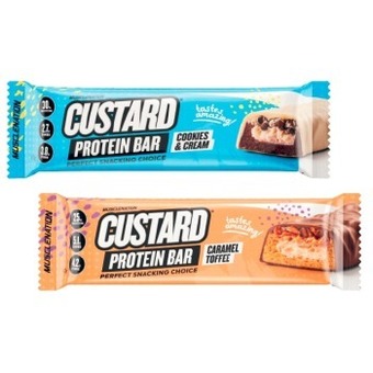 Coles Muscle nation custard protein bars 60g^ offer
