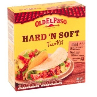 Coles Old el paso hard 'n soft taco kit 350g offer