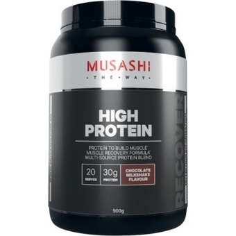 Coles Musashi p30 high protein powder 900g offer