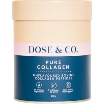 Coles Dose & co. pure collagen unflavoured powder 200g offer