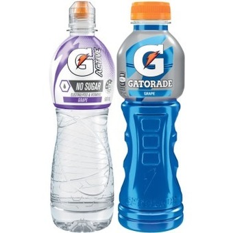 Coles Gatorade sports drink or g-active electrolyte water 600ml offer