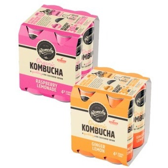 Coles Remedy kombucha 4x250ml or 1.25 litre offer