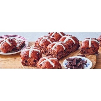 Coles Coles chocolate hot cross buns 3 pack, 6 pack or 9 pack offer